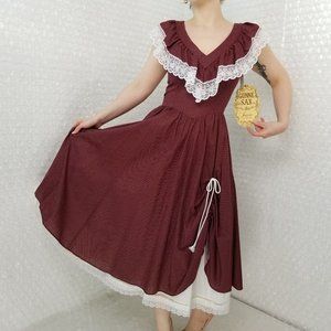 Gunne Sax 1980s NWT prairie dress